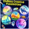 Paint Your Own Moon Lamp Kit, DIY 3D Space Moon Night Light, Art Supplies Arts & Crafts Kit, Arts and Crafts for Kids Ages 8-12, Toys Girls Boy Birthday Gift Ages3 4 5 6 7 8 9 10 11 12+